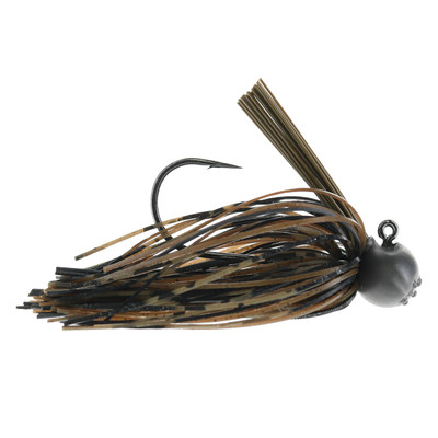 Beast Coast Hand-Tied Tungsten Compound Baby Dozer Football Jig Stealth GP Black