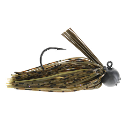 Beast Coast Hand-Tied Tungsten Compound Baby Dozer Football Jig Stealth Pumpkin