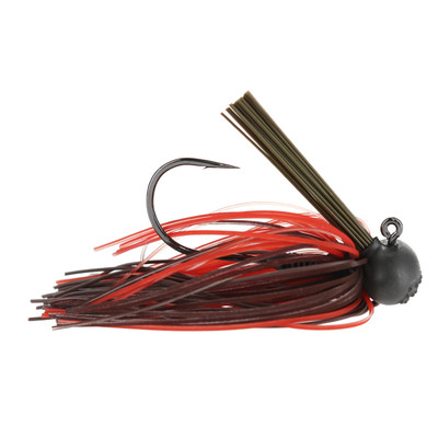 Beast Coast Hand-Tied Tungsten Compound Baby Dozer Football Jig Stealth OG Brown Craw