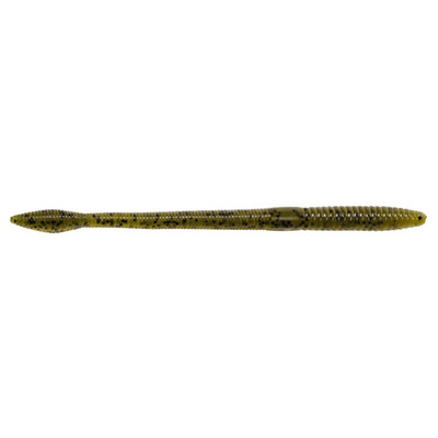 Strike King KVD Perfect Plastics Finesse Worm Green Pumpkin