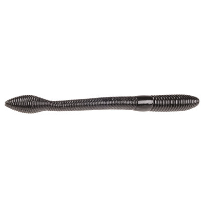 Strike King KVD Perfect Plastics Fat Baby Finesse Worm Black