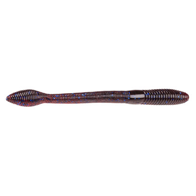 Strike King KVD Perfect Plastics Fat Baby Finesse Worm Blue Fleck
