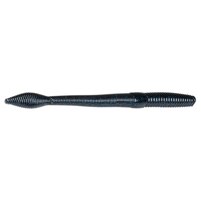 Strike King KVD Perfect Plastics Bull Worm Black Blue Flake