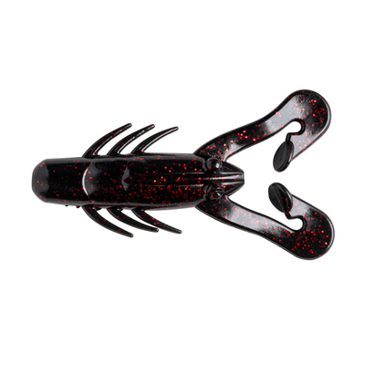 YUM Hammer Craw Soft Bait Black Neon