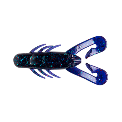 YUM Hammer Craw Soft Bait Junebug Red Flake
