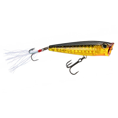 Yo-Zuri 3DR-X Popper Topwater Bait Prism Gold Black