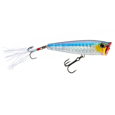 Yo-Zuri 3DR-X Popper Topwater Bait Prism Silver Blue