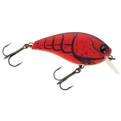 Yo-Zuri 3DB 1.5 Squarebill Crankbait Matte Translucent Red Crawfish