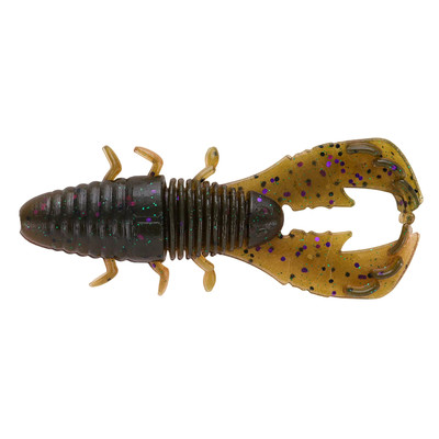 Yamamoto Yamabug Soft Bait Dark Green Pumpkin/Amber Laminate