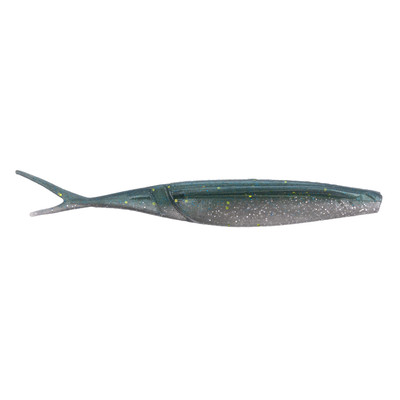 Yamamoto Hinge Minnow Soft Bait Green Gizzard