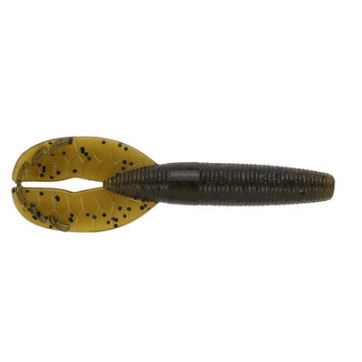 Yamamoto Shinobi Grub Soft Bait Green Pumpkin w/ Black Flake