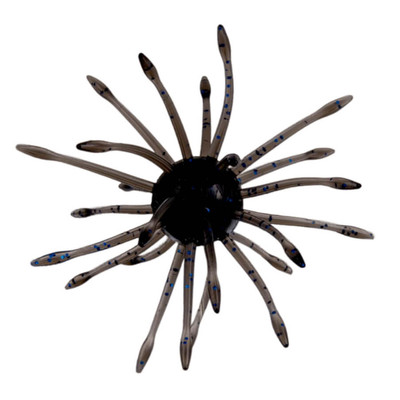 Yamamoto Uni Soft Bait Black w/ Blue Flake