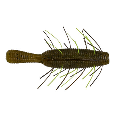 Yamamoto Fuzzy Nuki Soft Bait Green Pumpkin Black Flake Chartreuse Skirt