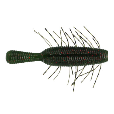 Yamamoto Fuzzy Nuki Soft Bait Watermelon w/ Black/Red Flake