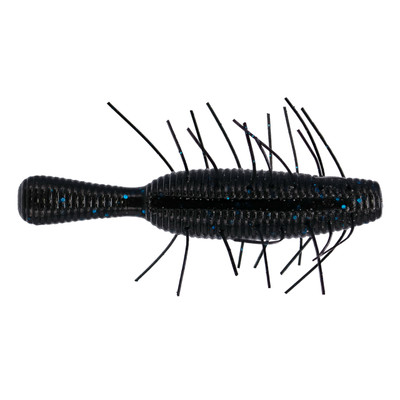 Yamamoto Fuzzy Nuki Soft Bait Black w/ Blue Flake