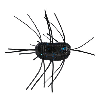 Yamamoto Fuzzy Nut Soft Bait Black w/ Blue Flake