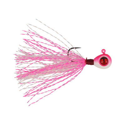 Northland Tungsten Crappie Queen Panfish Jig - Size 6 Hook Super Glo Pinky