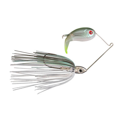 Buckeye Lures Bubbler Blade Topwater Lure Green Gizzard