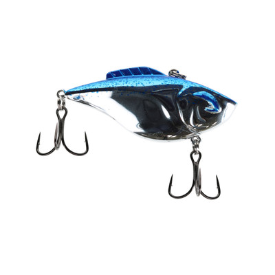 Bill Lewis Knockin' Hammer Trap Crankbait Chrome Blue Splatter Back