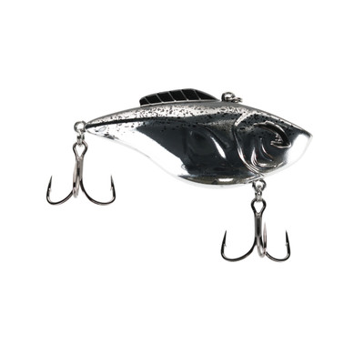 Bill Lewis Knockin' Hammer Trap Crankbait Chrome Black Splatter Back