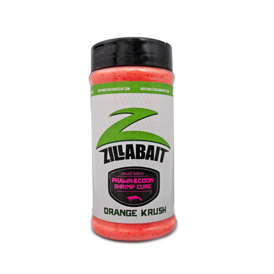 Northwest Bait and Scent ZillaBait Shrimp and Prawn Cure Orange Krush