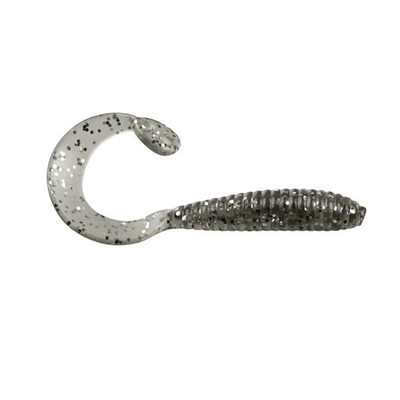 Bobby Garland Hyper Grub Soft Bait Smoke Silver