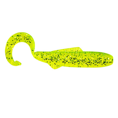 Bobby Garland Swimming Minnow Soft Bait Chartreuse Silver