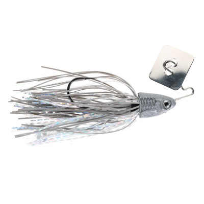 Food Chain Grass Master Bladed Jig Threadfin Shad - Silver Blade
