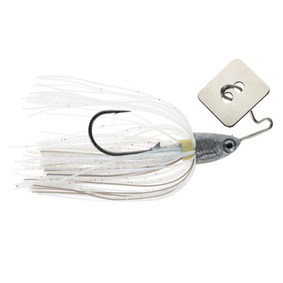 Food Chain Grass Master Bladed Jig Natural Shad - Silver Blade