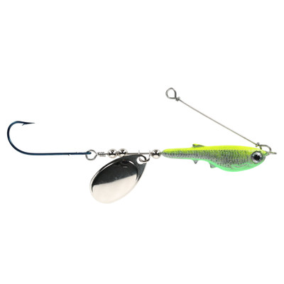 Food Chain Bait Runner Spinner Lime & Lemon Glow