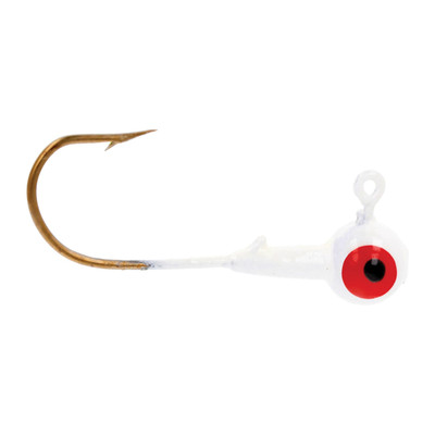 Eagle Claw Ball Jig Head White
