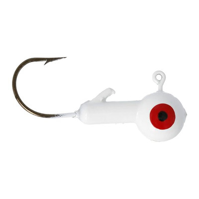 Eagle Claw Ball Jig Head White