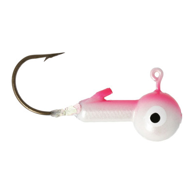 Eagle Claw Ball Jig Head Pink - Pearl