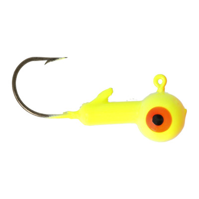 Eagle Claw Ball Jig Head Chartreuse - Orange