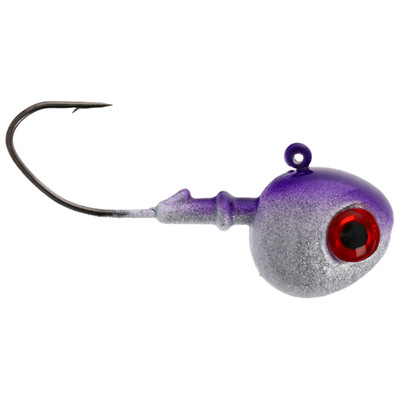 Eagle Claw Lazer Sharp Walleye Jig Head Purple Ice