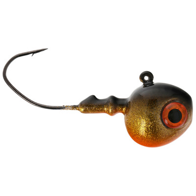 Eagle Claw Lazer Sharp Walleye Jig Head Gold Perch