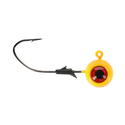 Eagle Claw Lazer Sharp Pro-V Eagle Eye Ball Jig Head Sunset