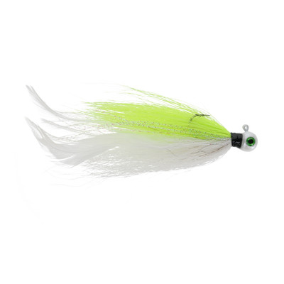 Jenko Buzzcut Mini Hair Jig Chartreuse Shad