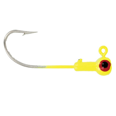 Eagle Claw Saltwater Ball Head Jig Heads Chartreuse