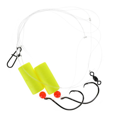 Eagle Claw Lazer Sharp Pompano Cylinder Float Rig Yellow