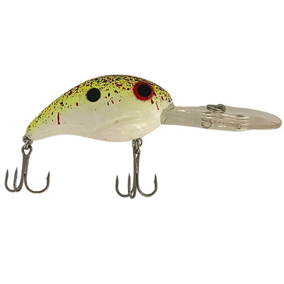 Head Hunter H12 Diver Crankbait Pearl Triple Splatter
