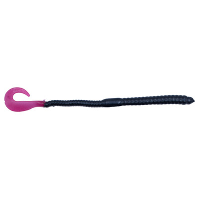 Head Hunter Curtail Worm Black/Fire Tail