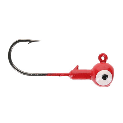 Head Hunter Round Jig Heads Fluorescent Red