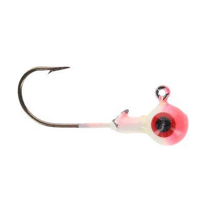 Head Hunter Round Jig Heads White/Hot Pink