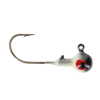 Head Hunter Round Jig Heads White/Black
