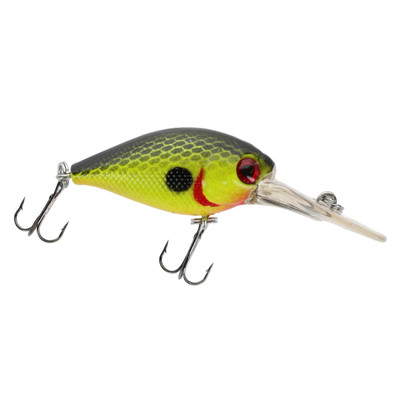 Head Hunter Crappie Diver Deep Crankbait Chartreuse Black Scale