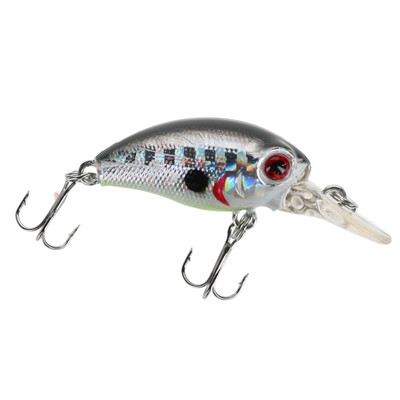 Head Hunter Crappie Diver Shallow Crankbait Natural Silver