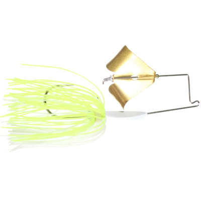 Boogerman Lures Buzzbait Gold - White & Chartreuse