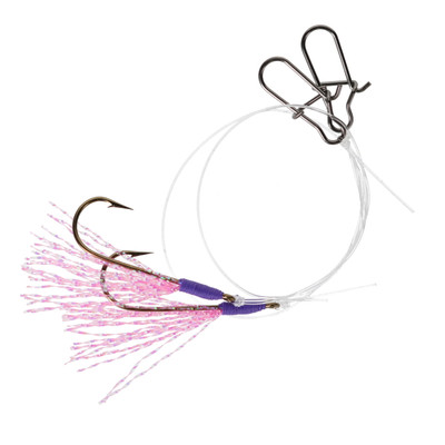 Fishing Addiction Gear Clip-On Flies Pink Shiner