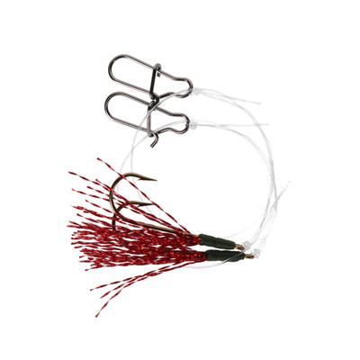 Fishing Addiction Gear Clip-On Flies Red Hot